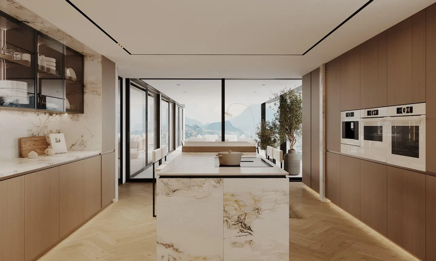 NOUVEAU PENTHOUSE DE 7 CHAMBRES AVEC VUE SUR LE LAC DANS LE PARADIS - Photo 6 sur 13