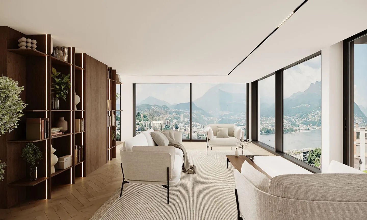 NOUVEAU PENTHOUSE DE 7 CHAMBRES AVEC VUE SUR LE LAC DANS LE PARADIS - Photo 11 sur 13