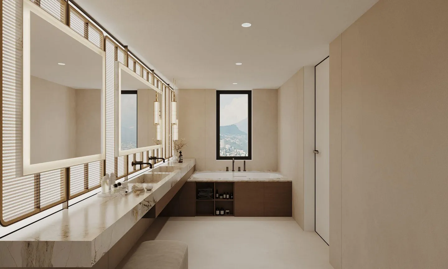 NOUVEAU PENTHOUSE DE 7 CHAMBRES AVEC VUE SUR LE LAC DANS LE PARADIS - Photo 9 sur 13