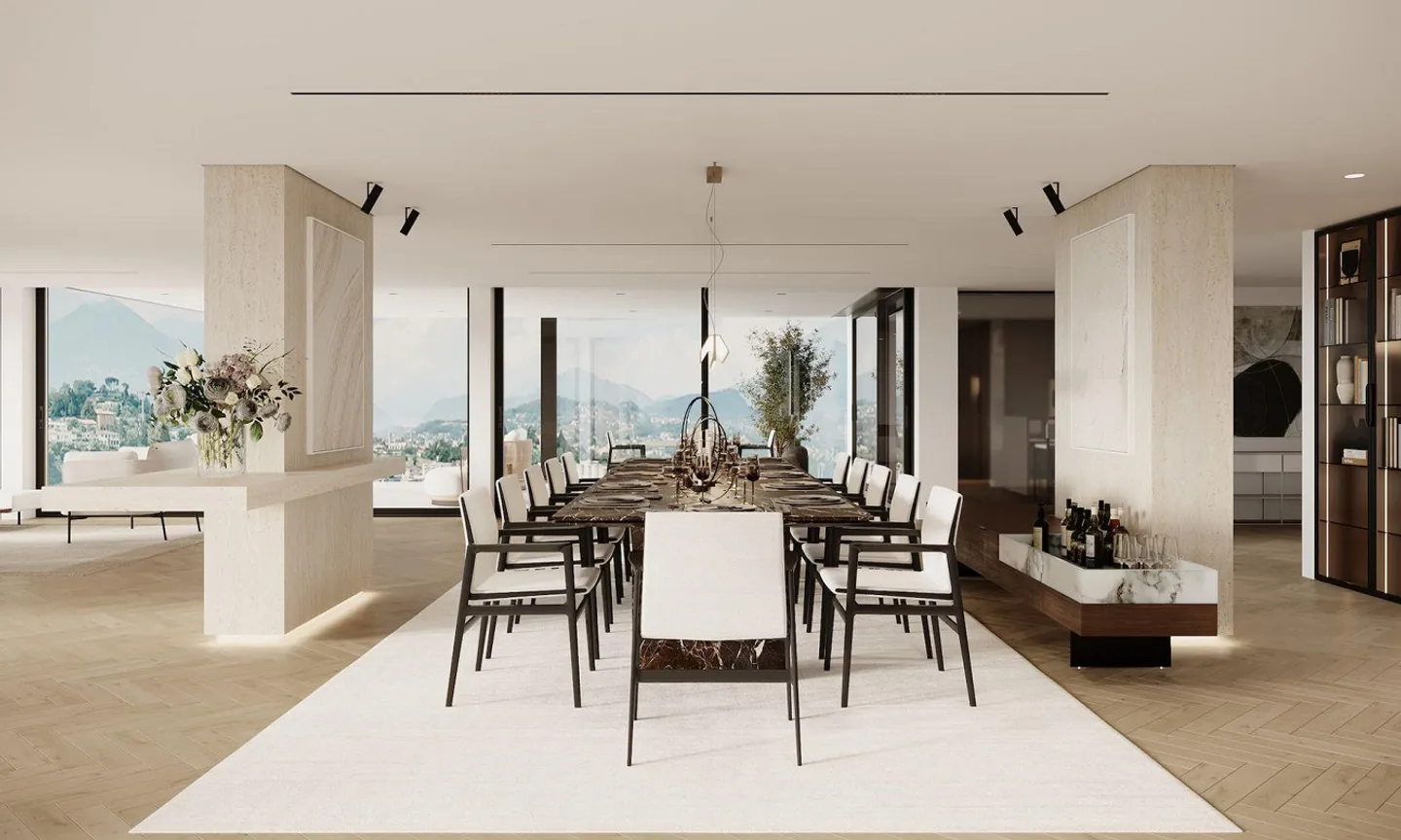 NOUVEAU PENTHOUSE DE 7 CHAMBRES AVEC VUE SUR LE LAC DANS LE PARADIS - Photo 3 sur 13