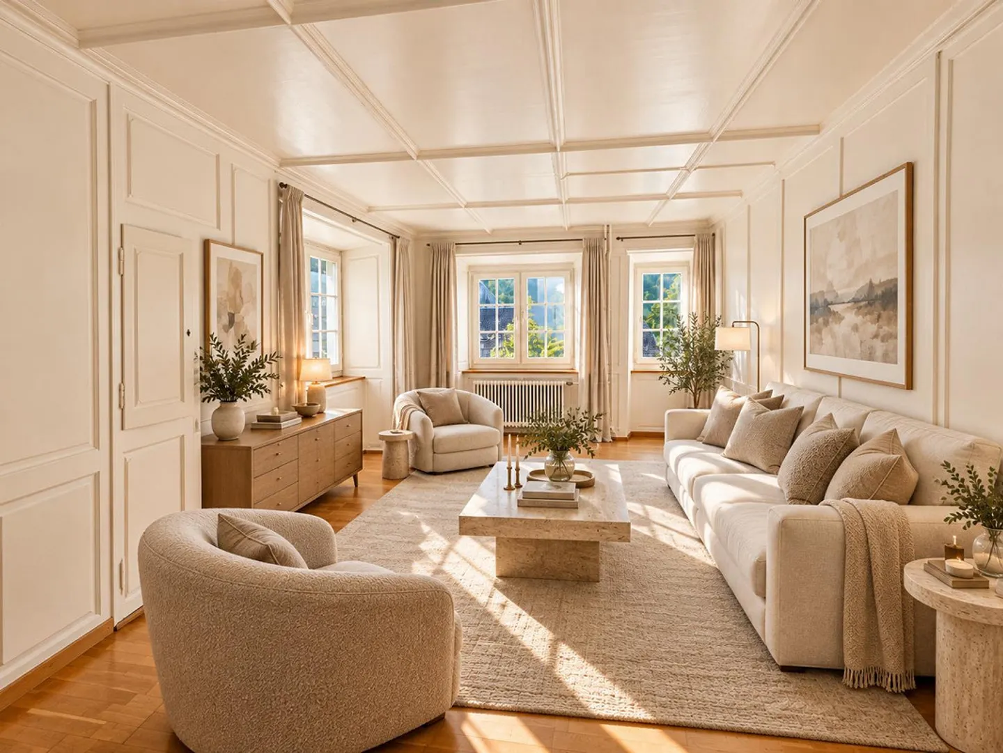 Appartement ancien de 2,5 pièces élégant à Mollis - Photo 9 sur 11