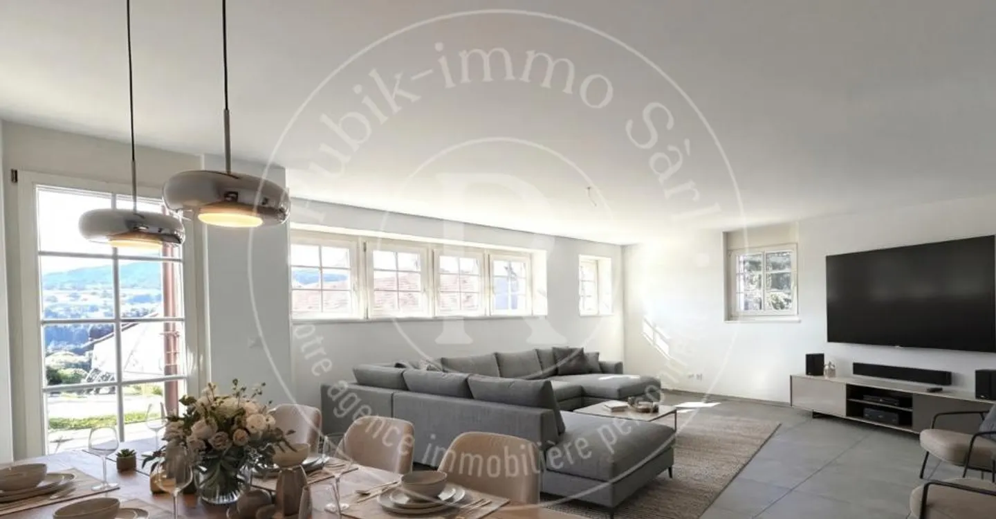Heartthrob in Autigny – Duplex 5.5 rooms, 153 m² + terrace of 22 m² - Photo 1 of 12