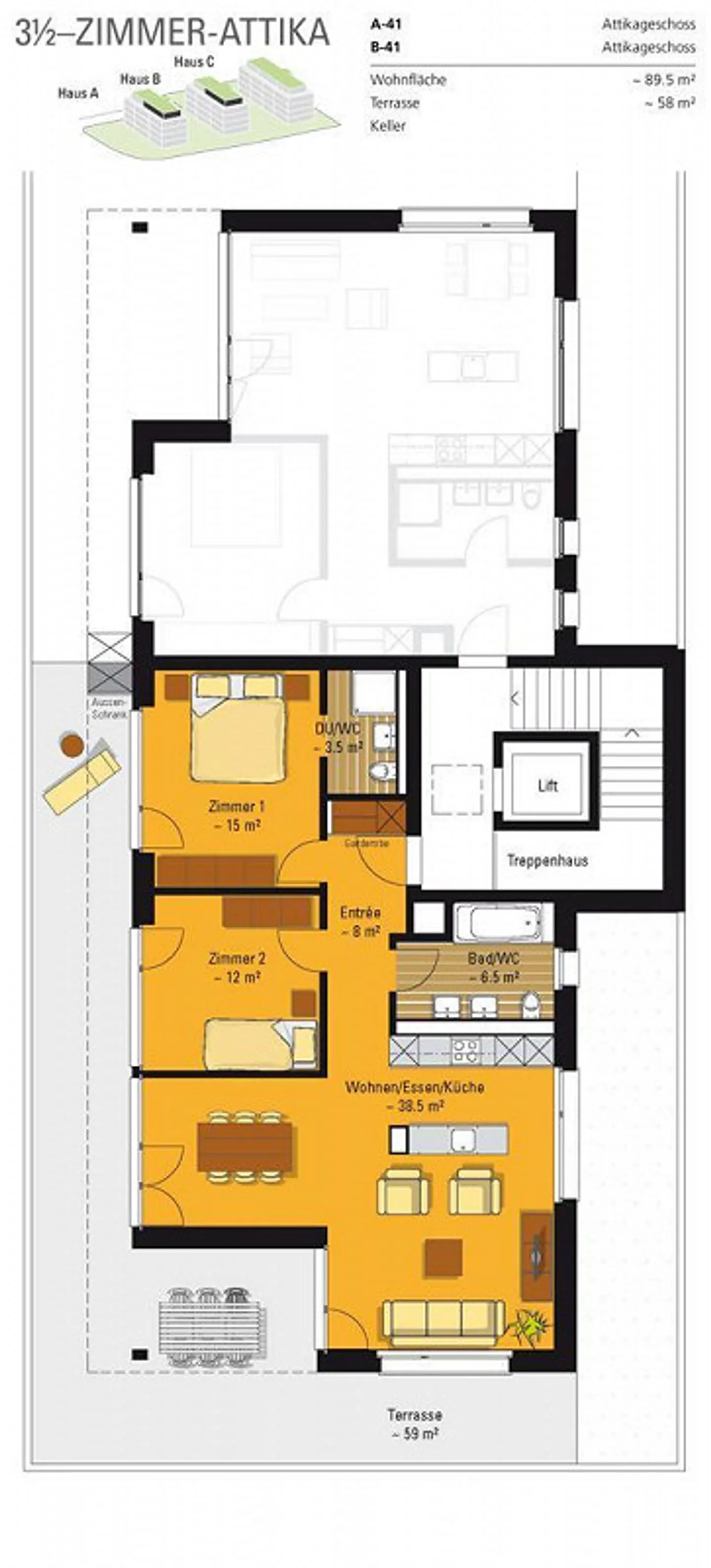 Appartement 3.5 pièces à Goldach - Photo 8 sur 8