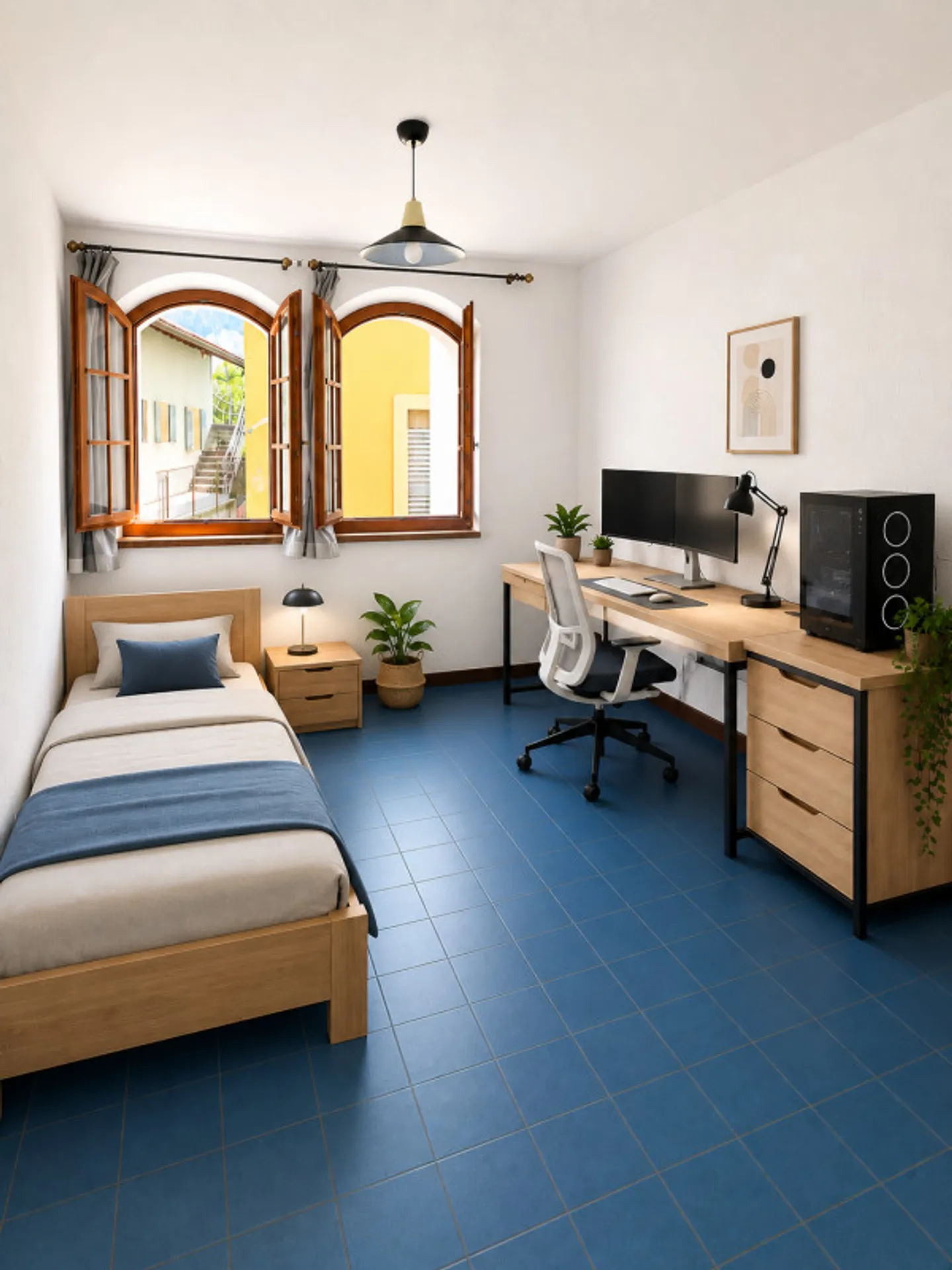 Charmante 1,5-Zimmer-Wohnung im Herzen des Dorfes Saint-Léonard - Foto 2 von 3