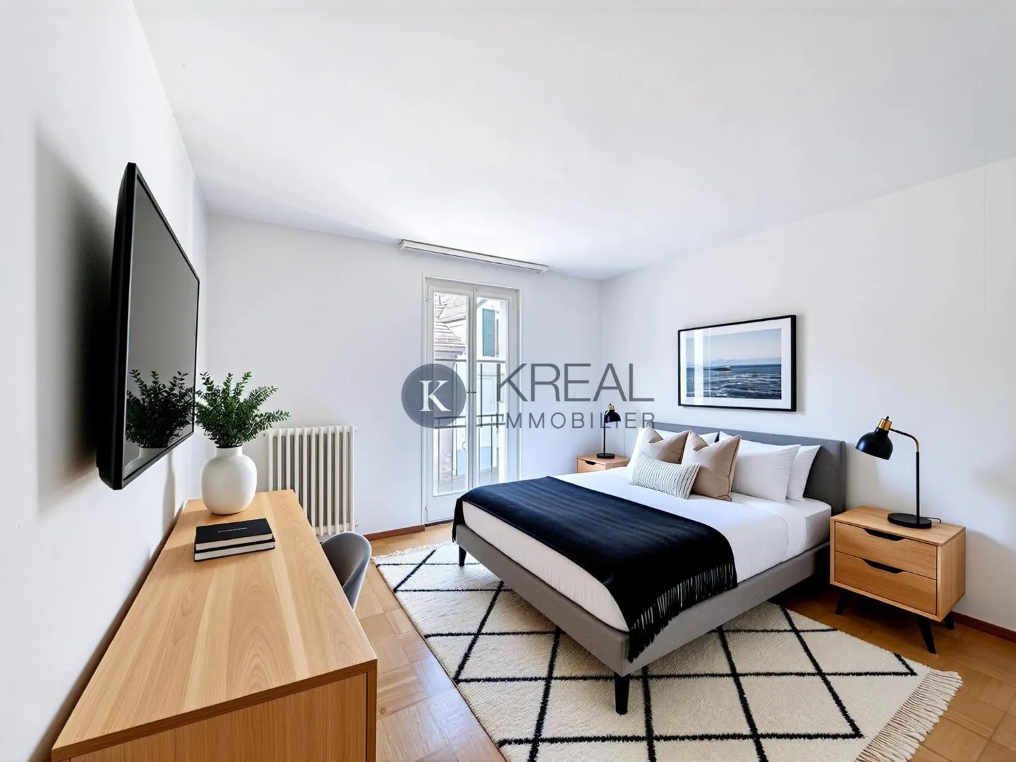 Au cœur de Bussigny - Appartement 2,5 pièces avec balcon - Photo 2 sur 6