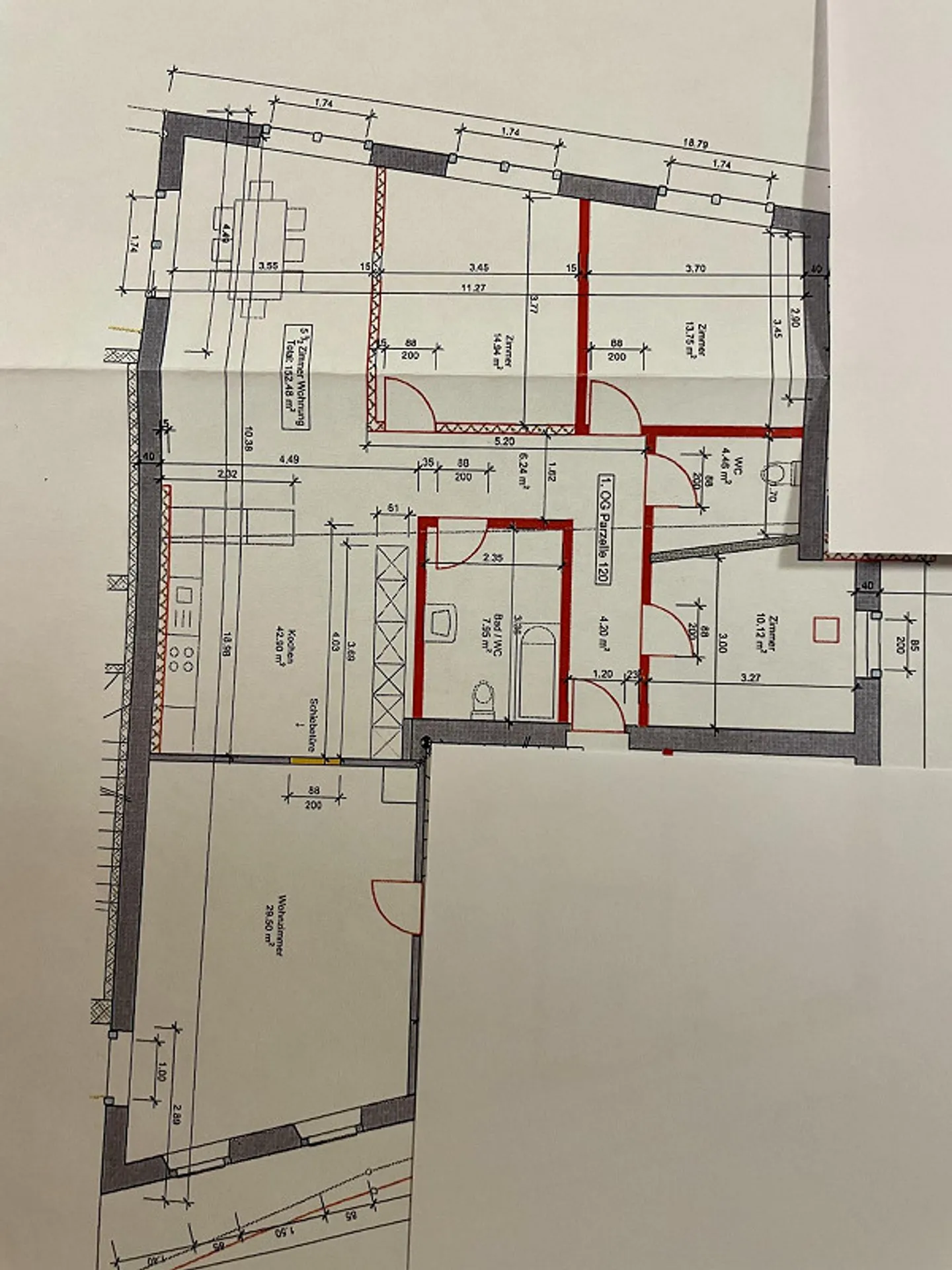 Ampio appartamento di 4,5 stanze in affitto - Foto 13 di 13