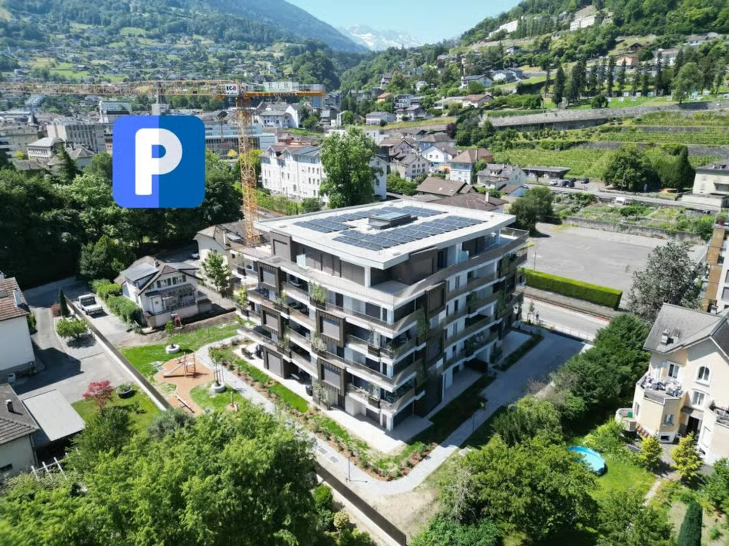 Vente place de parc garage souterrain PPE Les Jardins de Mabillon Monthey - Foto 1 di 9