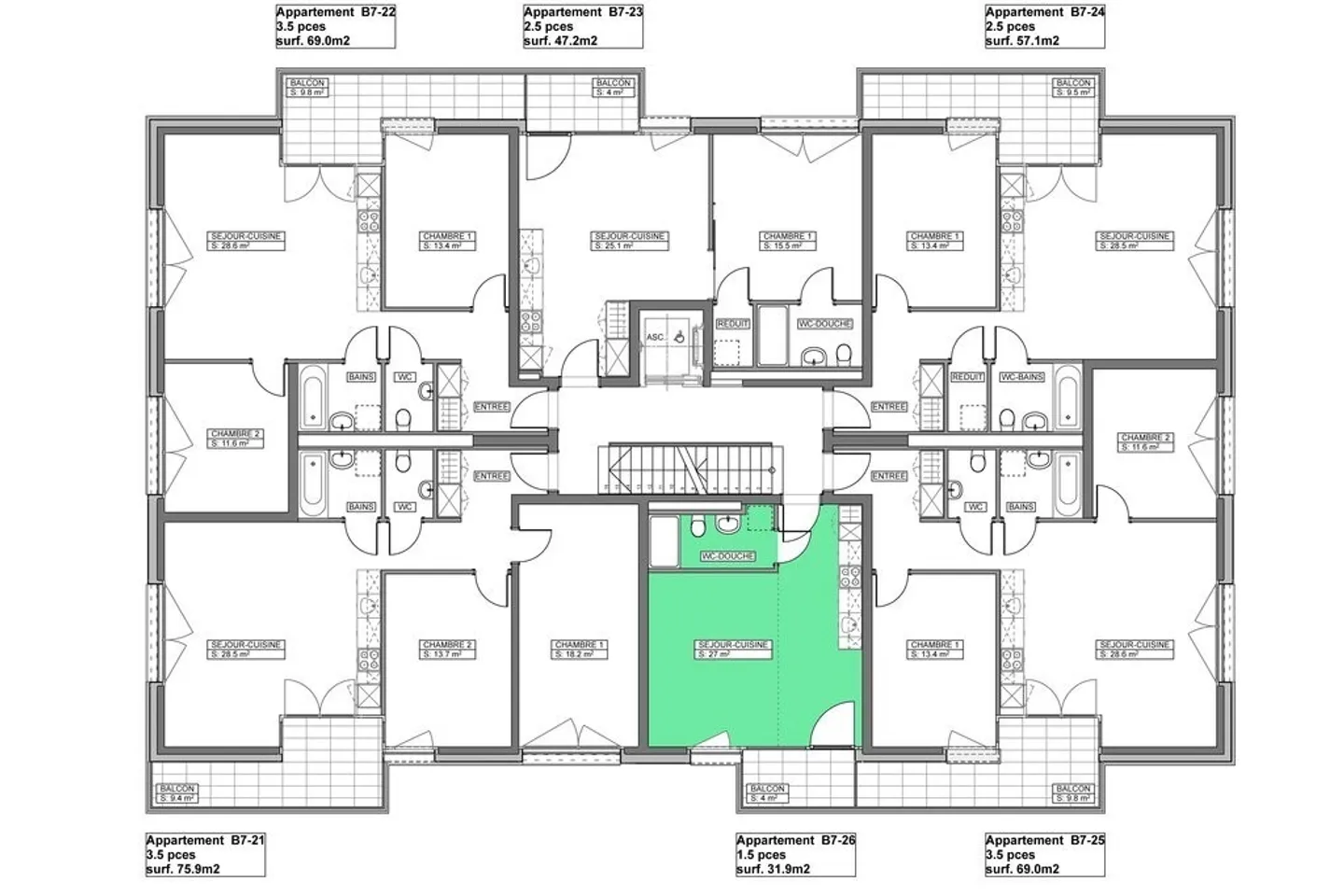 Bel monolocale ideale per una persona sola o una giovane coppia - Foto 5 di 6
