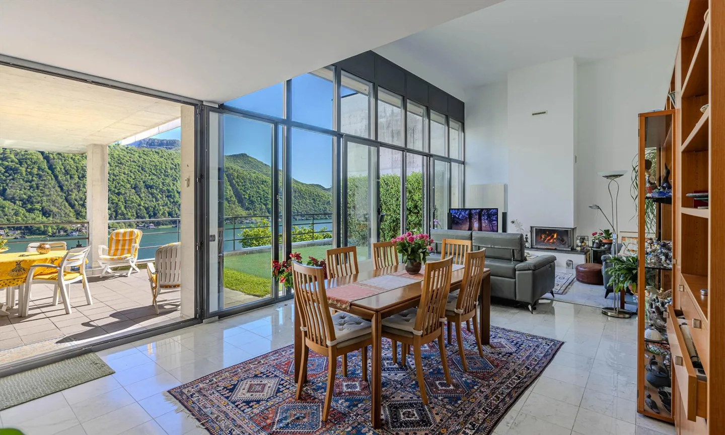 MODERN VILLA 5.5 ROOMS WITH LAKE VIEW IN VICO MORCOTE - Photo 4 of 9