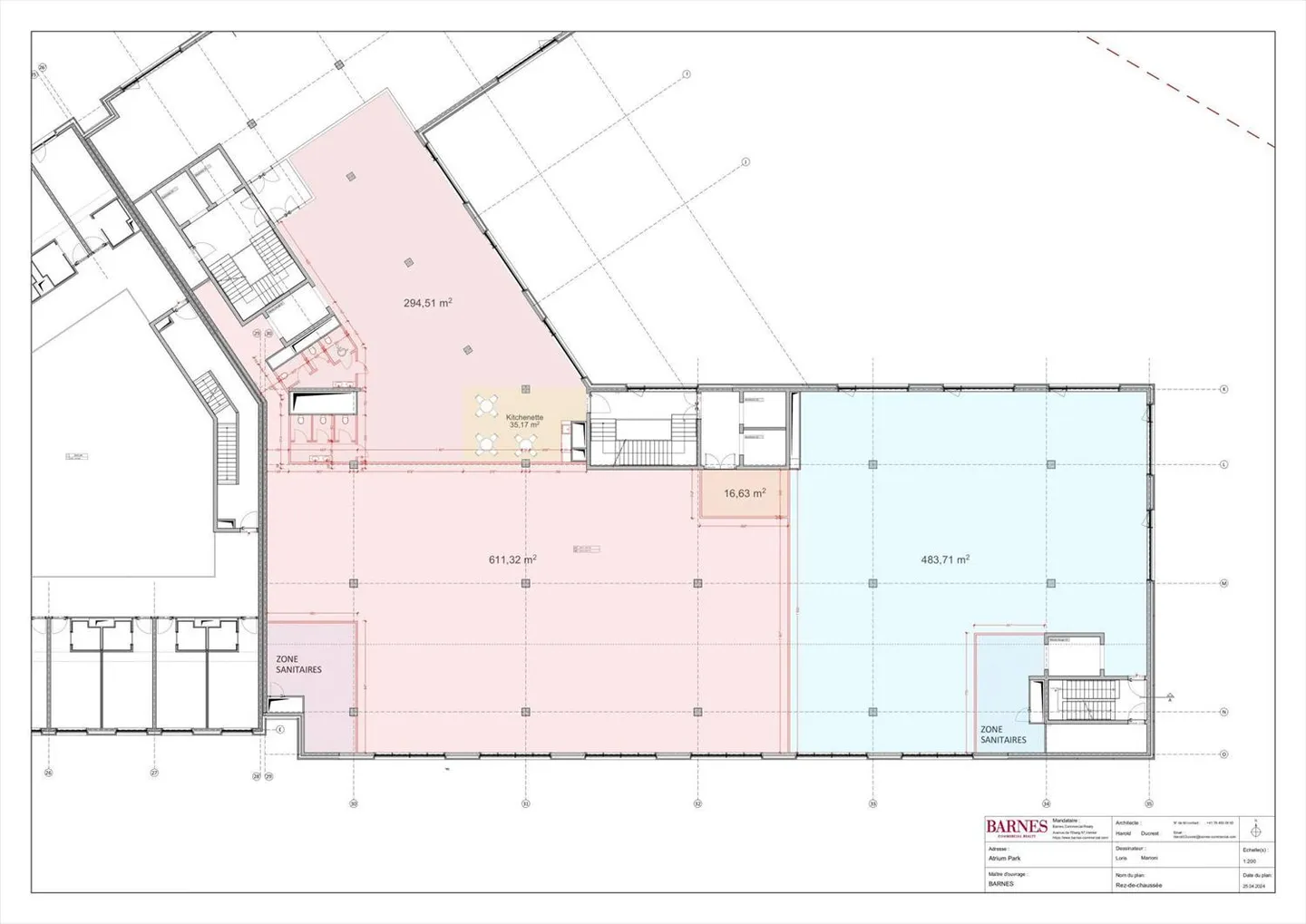 Magnificent 300 m2 space on the 2nd floor of a modern building - Photo 13 of 13