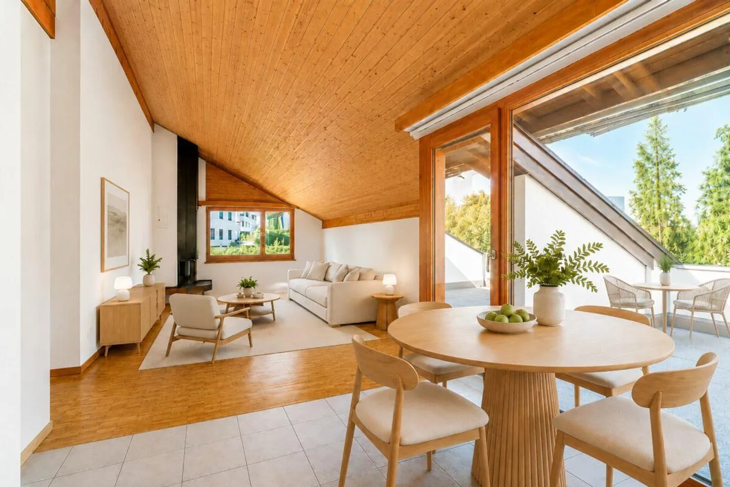 Dachwohnung mit Charme - Foto 1 von 9