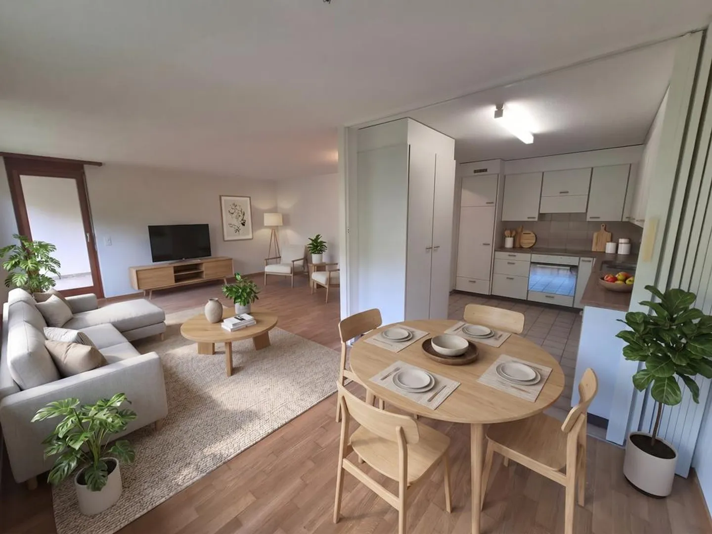 1 Month Free Rent - 5.5 Rooms on the 2nd Floor in Eiken - Photo 4 of 12
