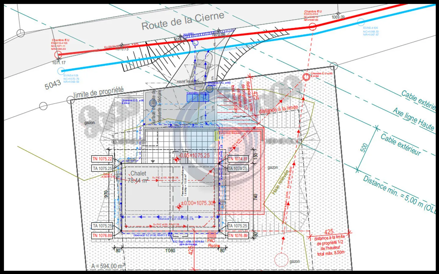 In vendita - Terreno a Les Paccots con permesso di costruzione - Foto 6 di 6