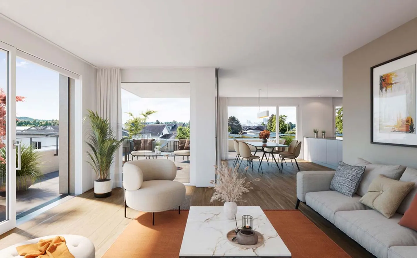 179 m² | Appartamento 4.5 locali al piano terra | Prima occupazione - Foto 4 di 12