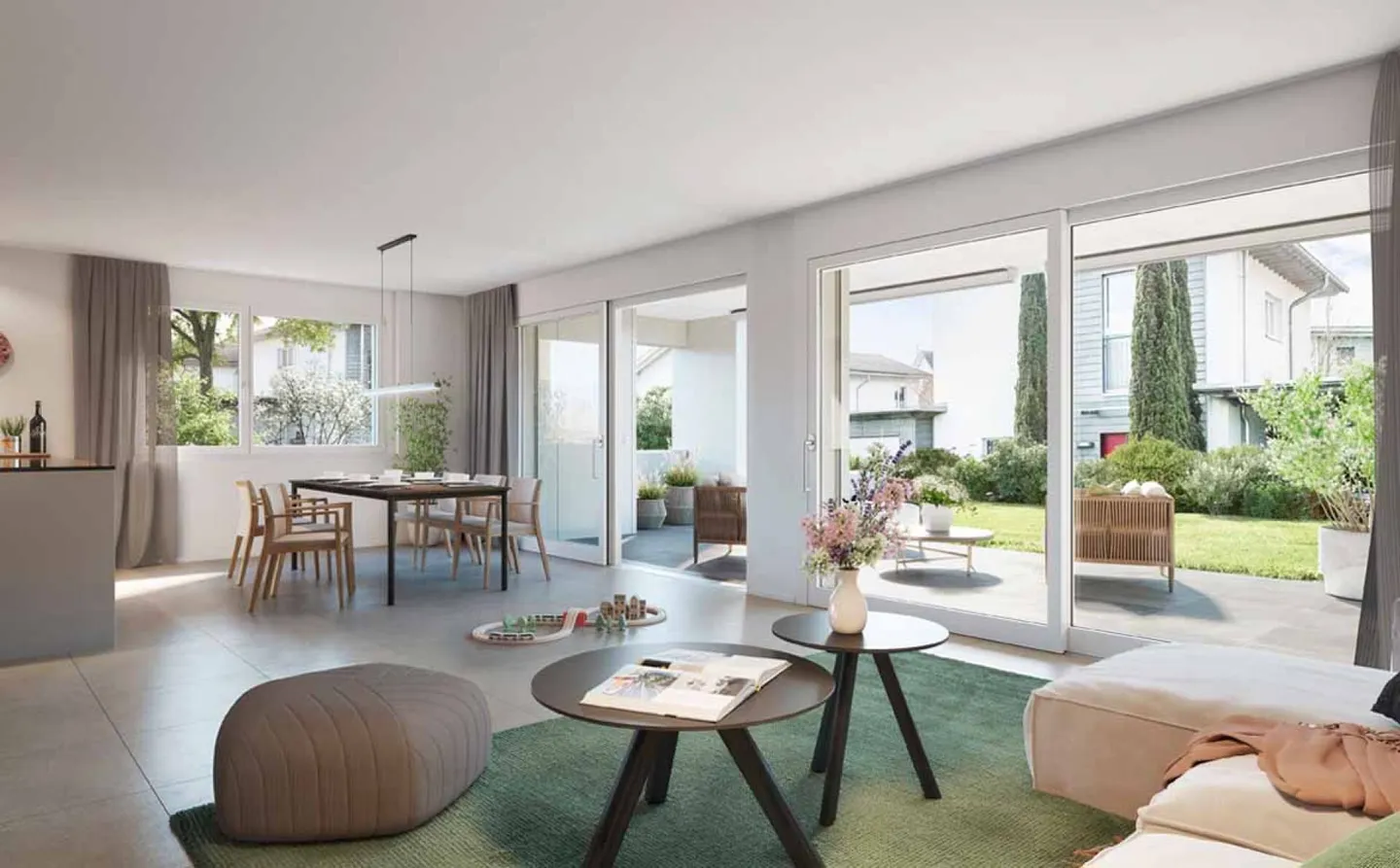 179 m² | Appartamento 4.5 locali al piano terra | Prima occupazione - Foto 2 di 12