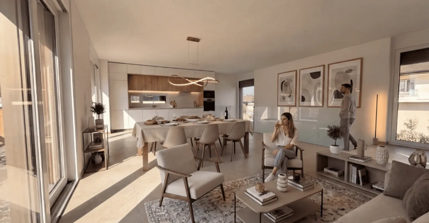 Attico duplex nel centro di Yverdon - Foto 3 di 5