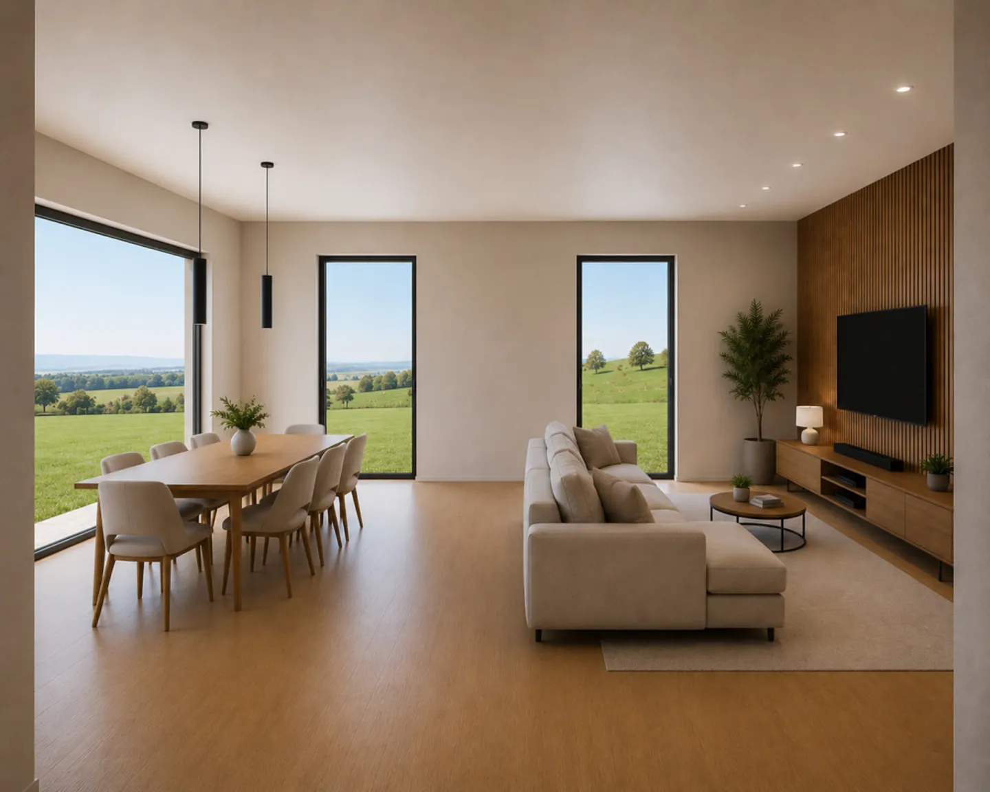 DOPPELHAUSHÄLFTEN IN VILLARLOD - Los 1 - CHF 945'000.- - Foto 2 von 15