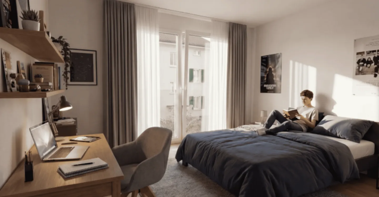 Attico duplex nel centro di Yverdon - Foto 4 di 5