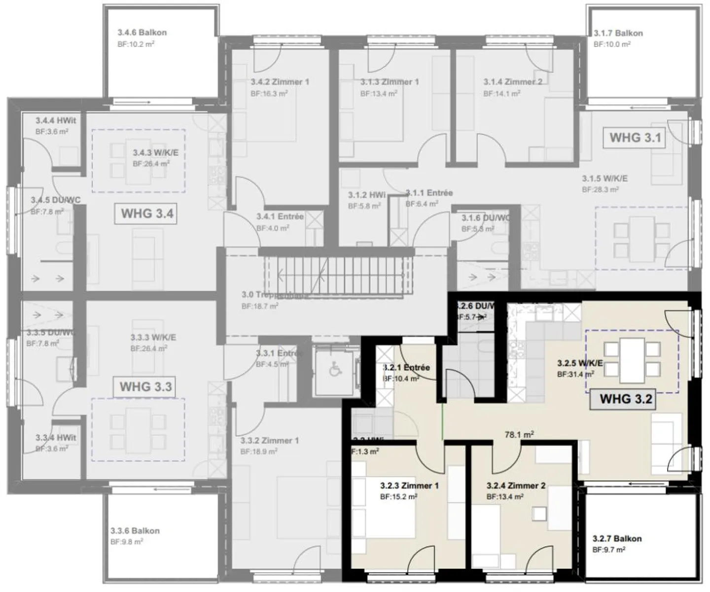 Vivere vicino al lago e alla città con un balcone soleggiato e buone connessioni di trasporto pubblico - Foto 2 di 4