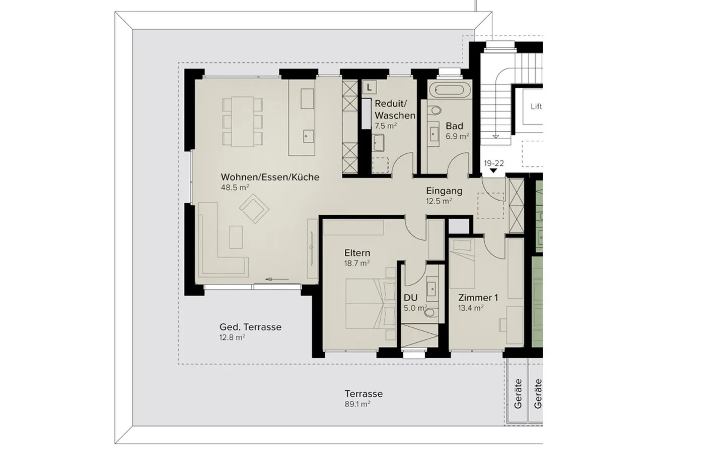 Appartamento Attico Moderno a Weinfelden - Foto 9 di 12