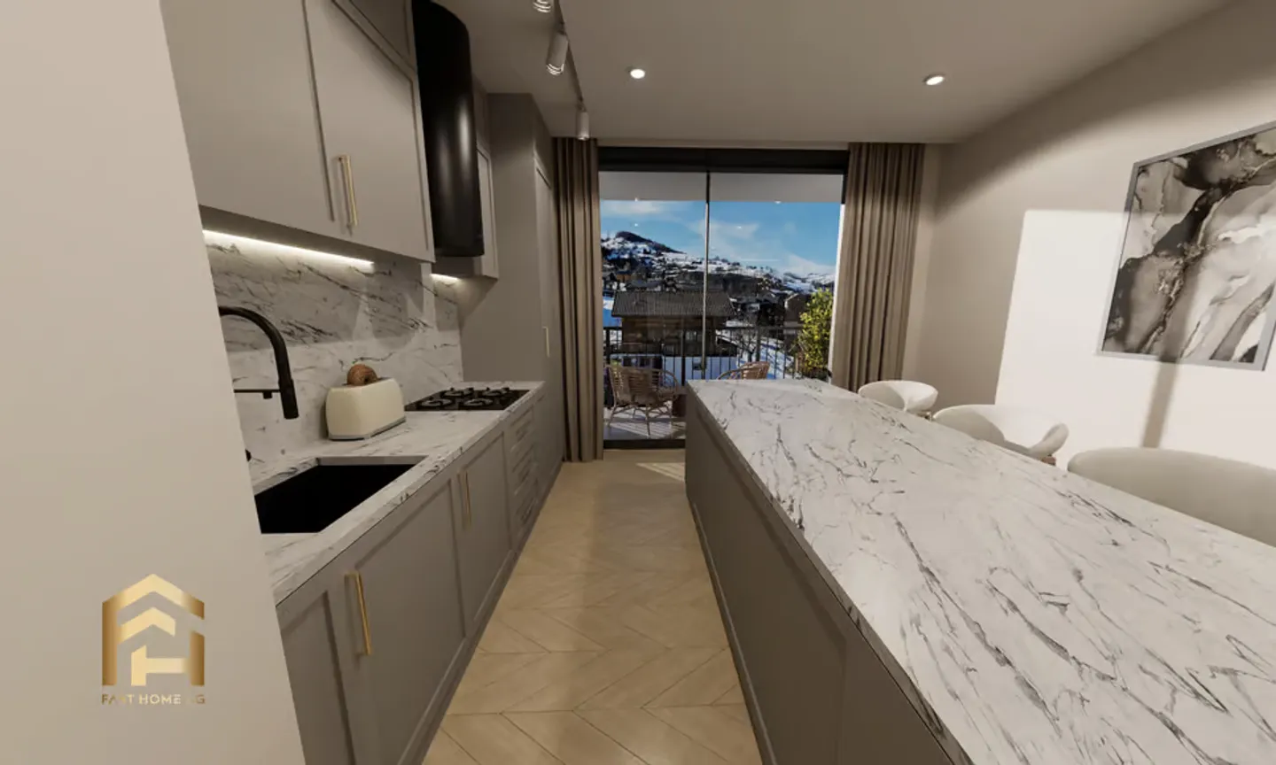 Projet de construction neuve exclusif : Appartement de 5,5 pièces de haute qualité - Photo 1 sur 13