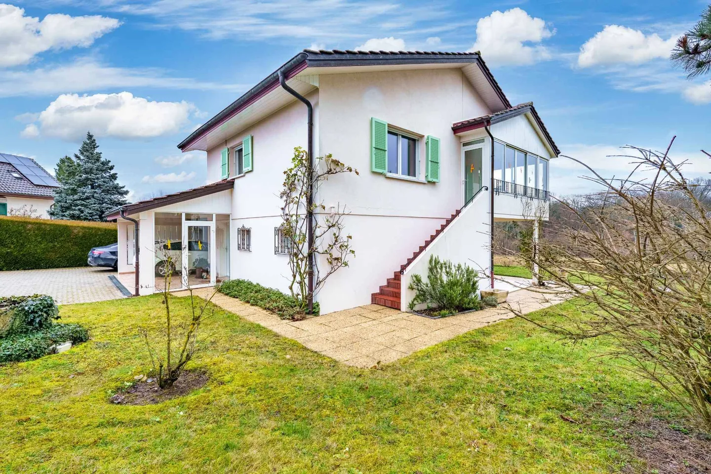 Incantevole villa familiare in totale tranquillità con vista sul lago e sul Monte Bianco! - Foto 2 di 12