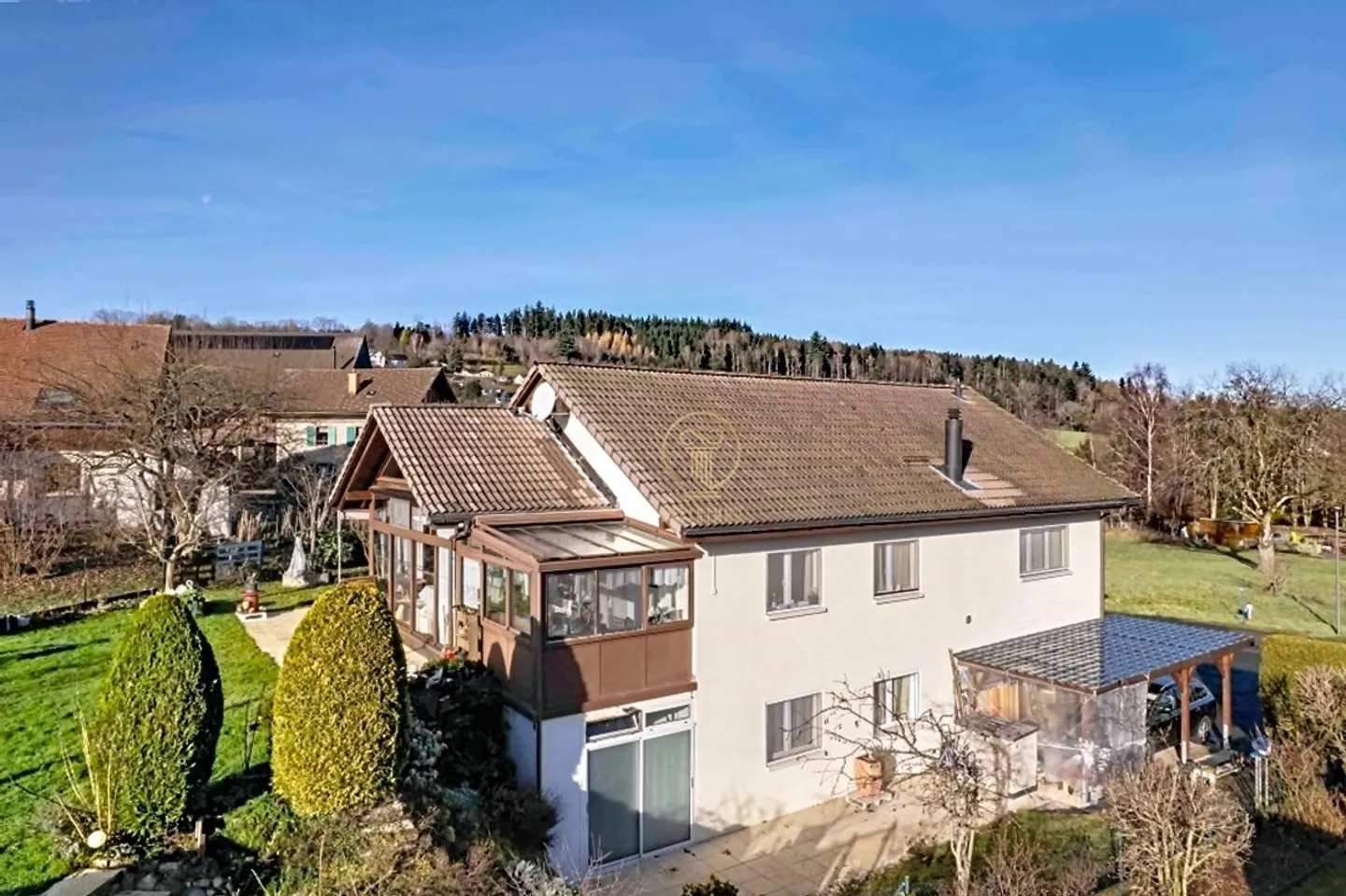 Unique House in Vucherens, 5 Minutes from Mézières, Bright and on 2 Levels with 5 Bedrooms - Photo 12 of 13