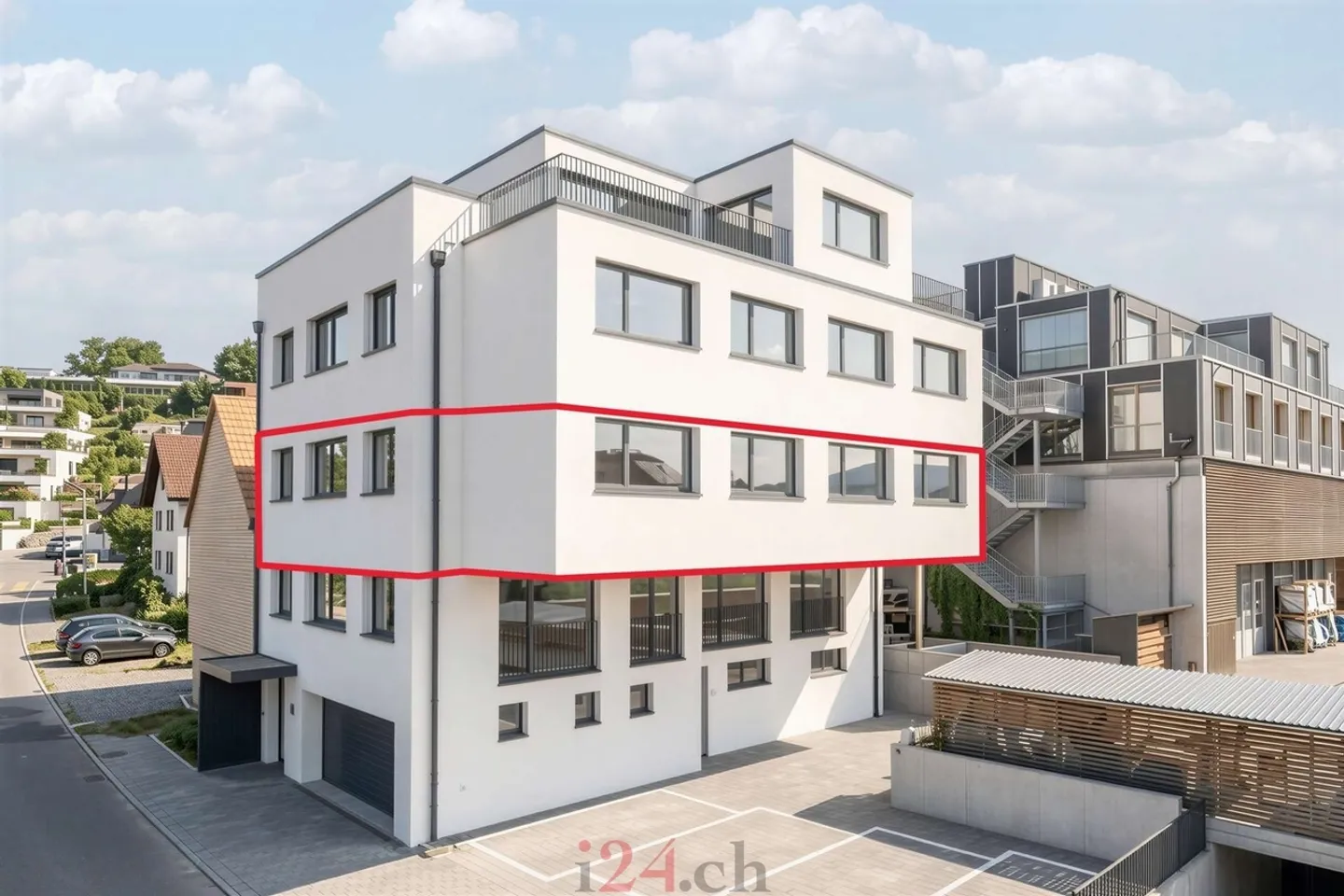 Exklusive Gewerbefläche im 2. Obergeschoss - Innenausbau durch Mieter - Photo 1 sur 10