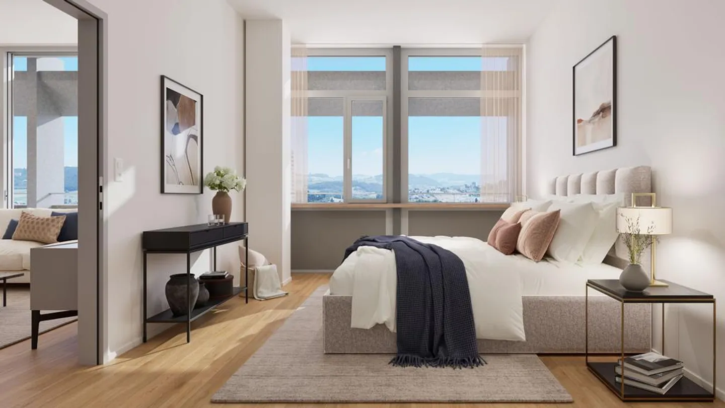 Modernes Apartment mit atemberaubendem Blick - Foto 7 von 11