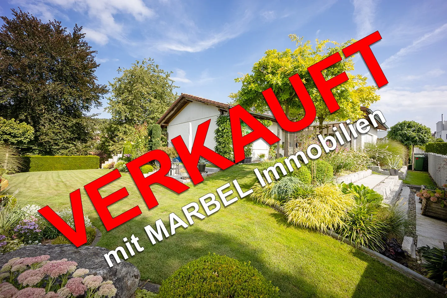 VERKAUFT - Attraktives Einfamilienhaus mit schönem Umschwung und Erweiterungspotenzial - Foto 1 von 2