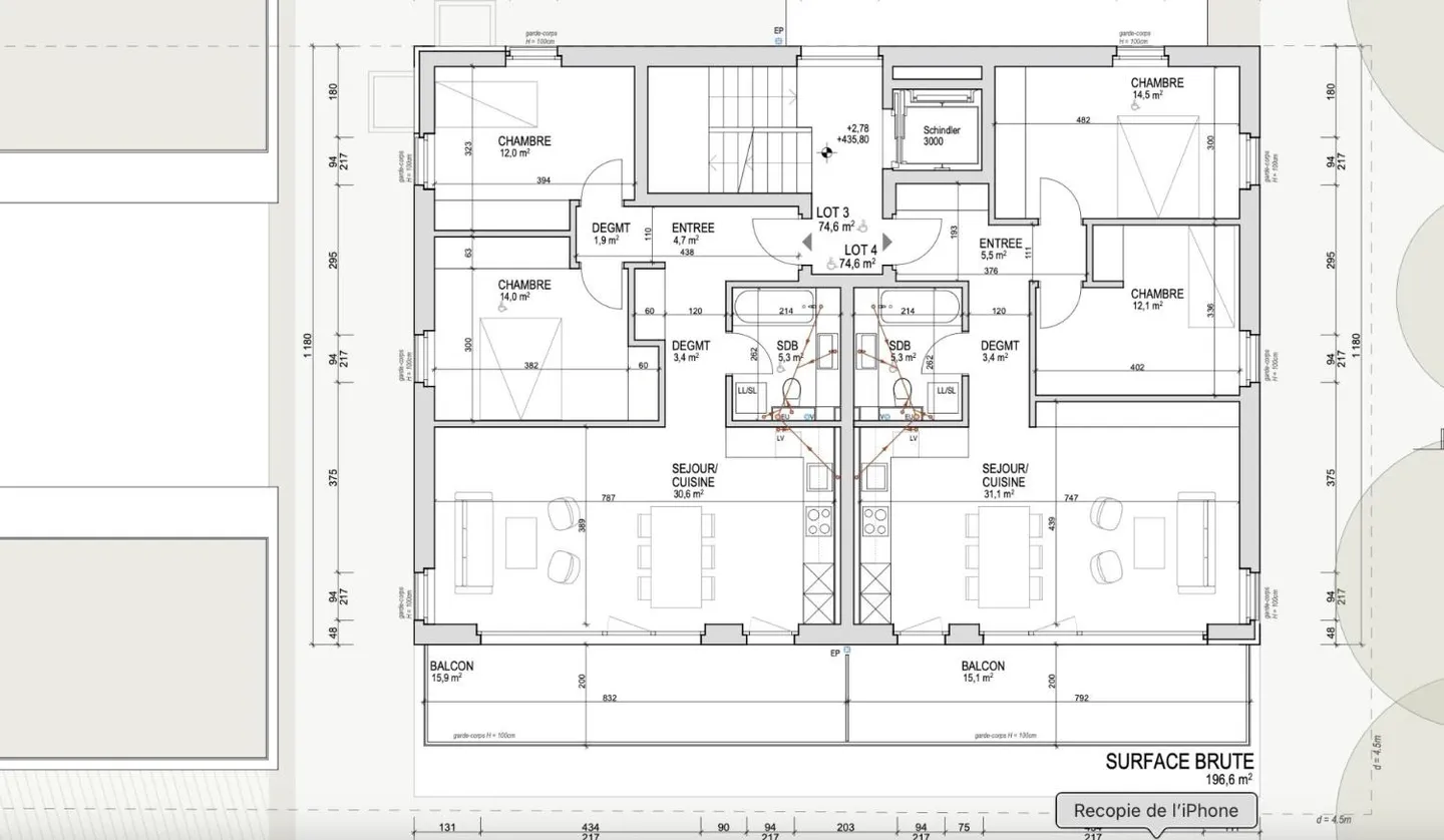 Modern 3.5 Room Apartment with High Standards and 15 m2 Balcony - Photo 6 of 6