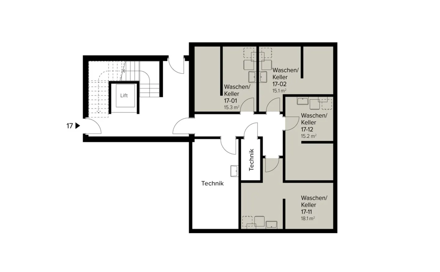179 m² | Appartamento 4.5 locali al piano terra | Prima occupazione - Foto 10 di 12