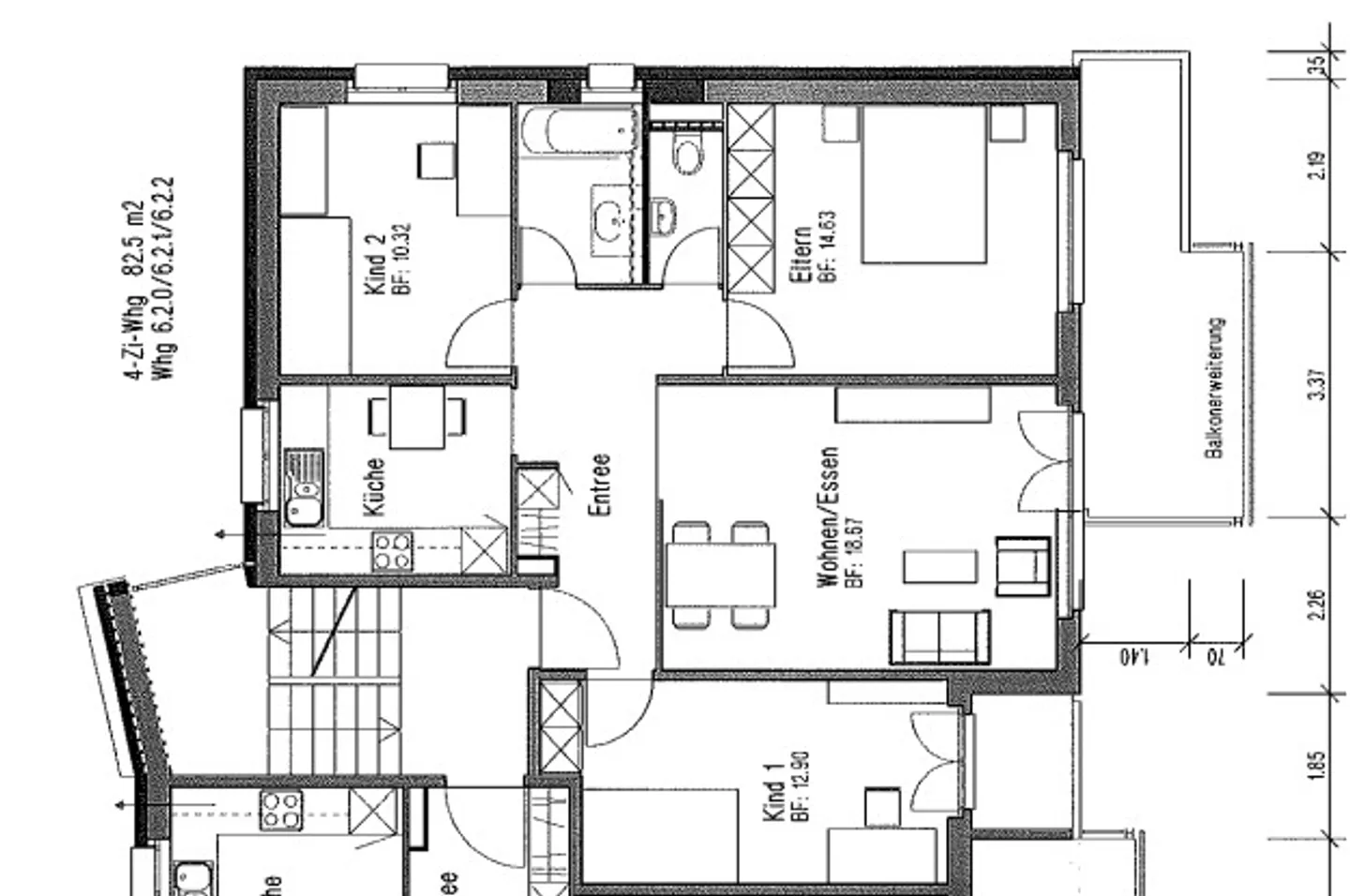 4-room apartment - Photo 8 of 8