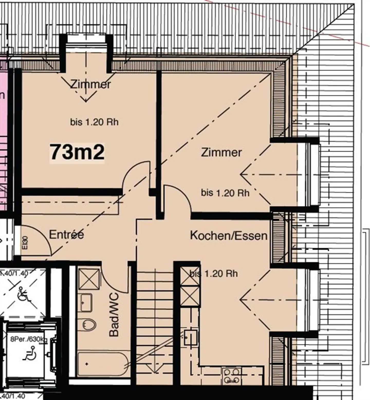 Appartamento mansardato luminoso in una posizione fantastica a Birmensdorf - Foto 10 di 11
