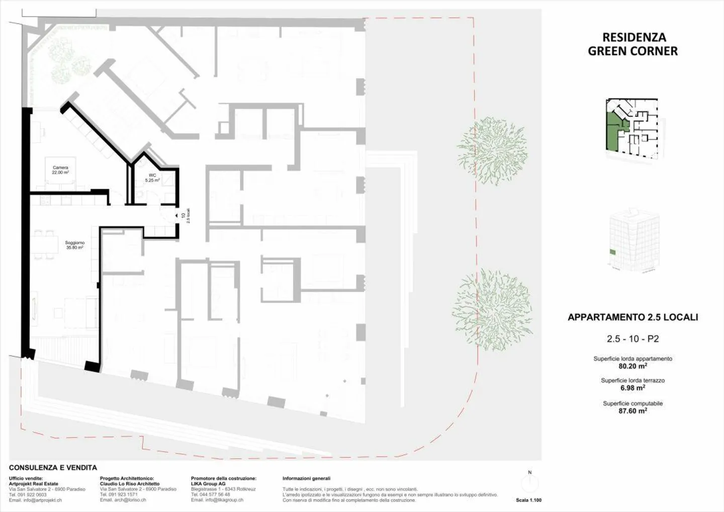 2,5 stanze a Paradiso - Nuova costruzione - Foto 13 di 13