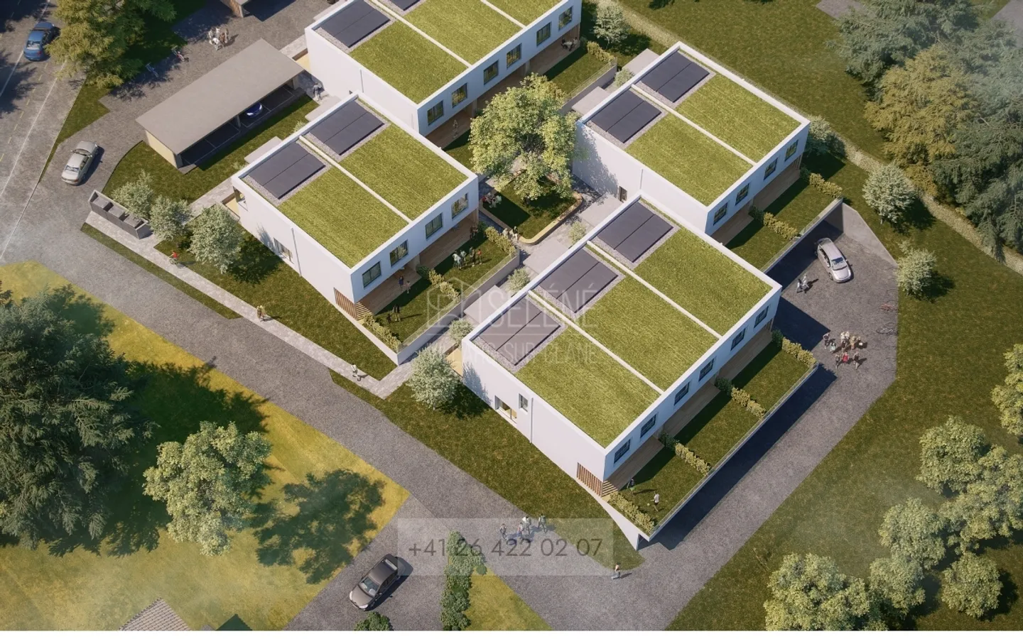 Villas Séléné - ville contemporanee di lusso a Villars-sur-Glâne - Foto 15 di 15