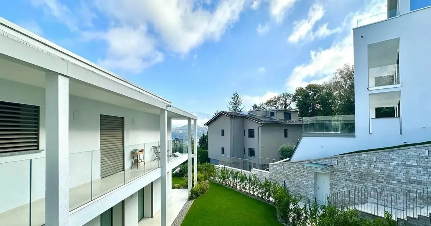 Elegant 4.5-room apartment with swimming pool in breganzona ! - Foto 2 di 16