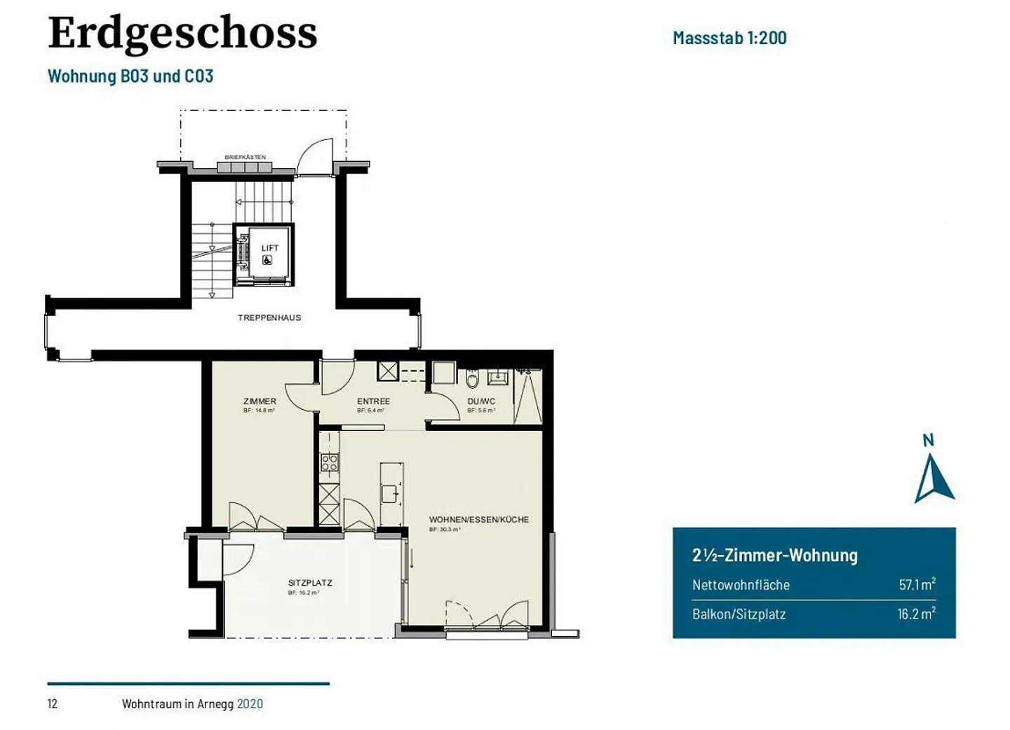 Appartamento moderno di 2,5 stanze ad Arnegg - Foto 6 di 6