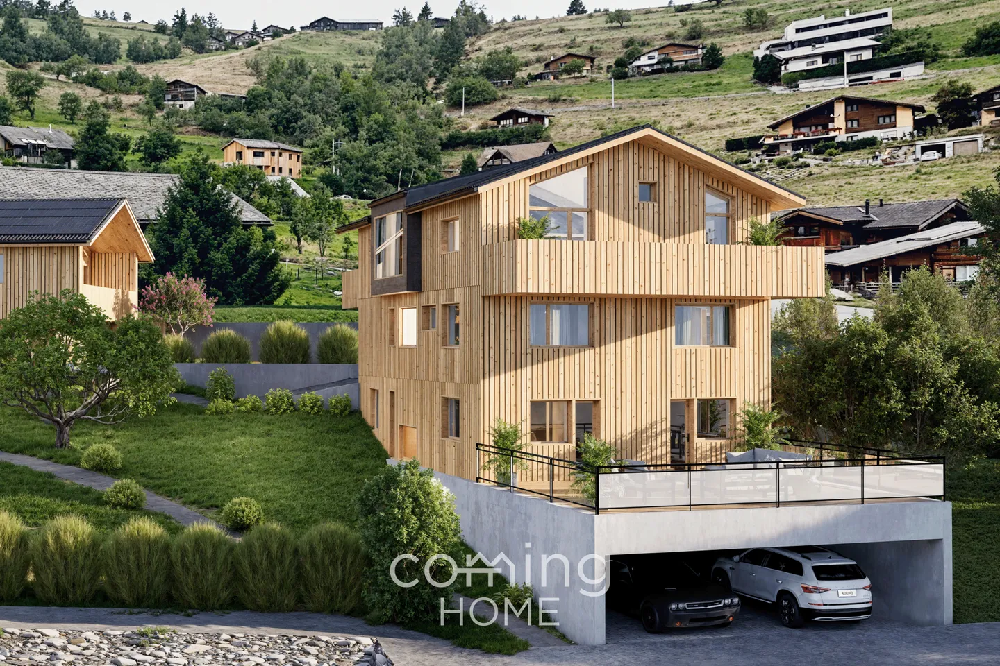 Your new build house in Bürchen - wooden construction, fireplace and plenty of space for your own ideas - Photo 13 of 14
