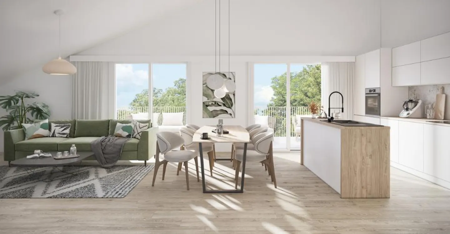 Last 4.5 room attic apartments with a beautiful view - Photo 5 of 6
