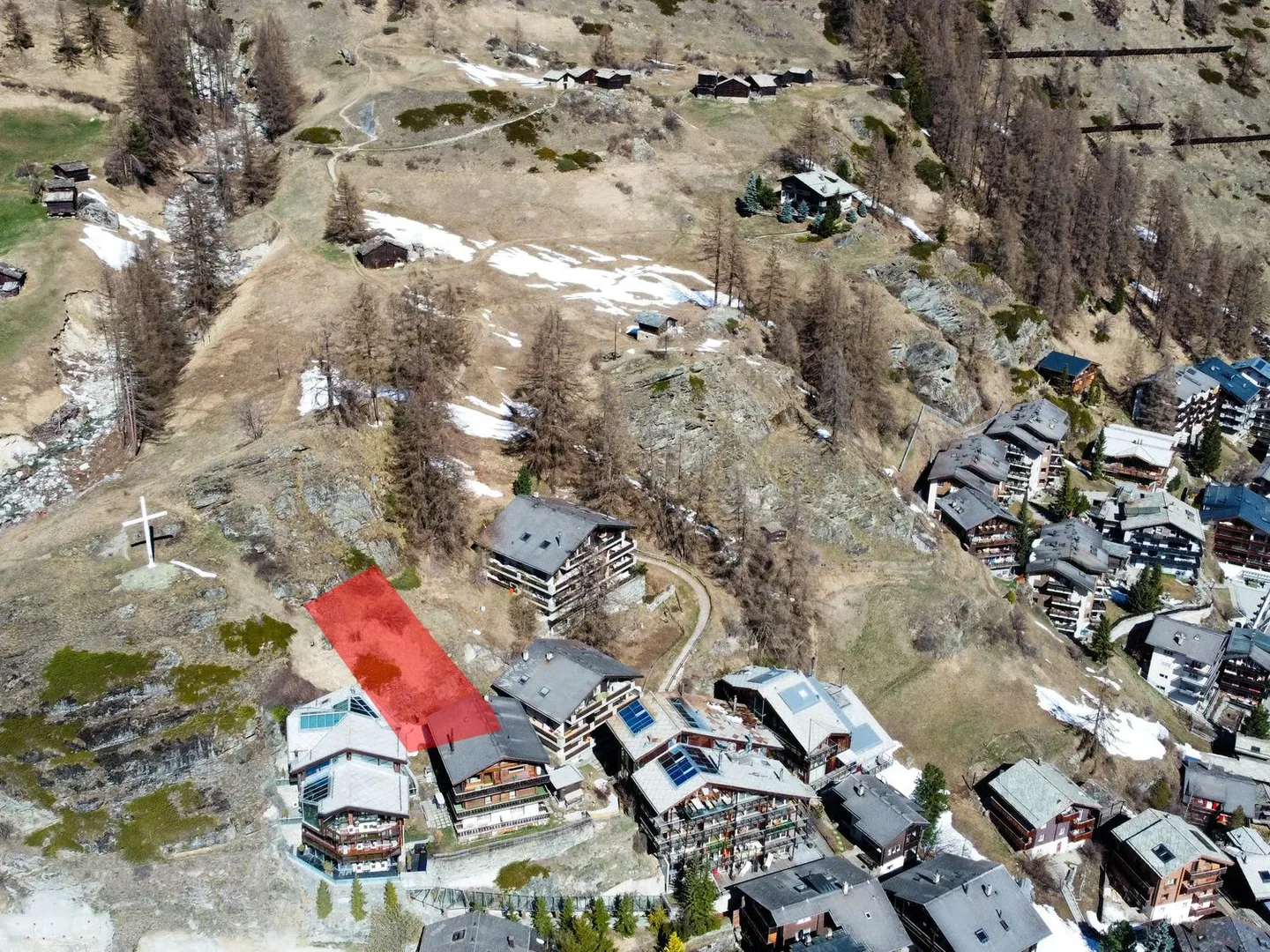 Terreno edificabile soleggiato con vista sulle montagne a Zermatt - Foto 3 di 11