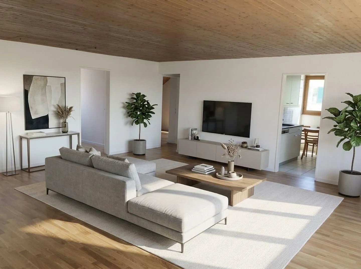 Charmante Dachwohnung mit Aussicht - Foto 2 von 13