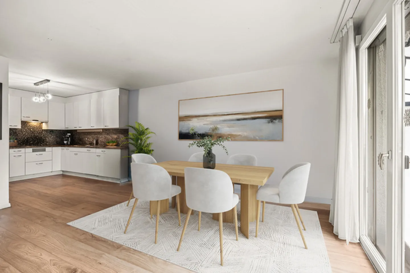 MAISONETTE LUMINEUSE ET CONVIVIALE DE 5,5 PIÈCES À ZURICH-NORD - Photo 1 sur 8