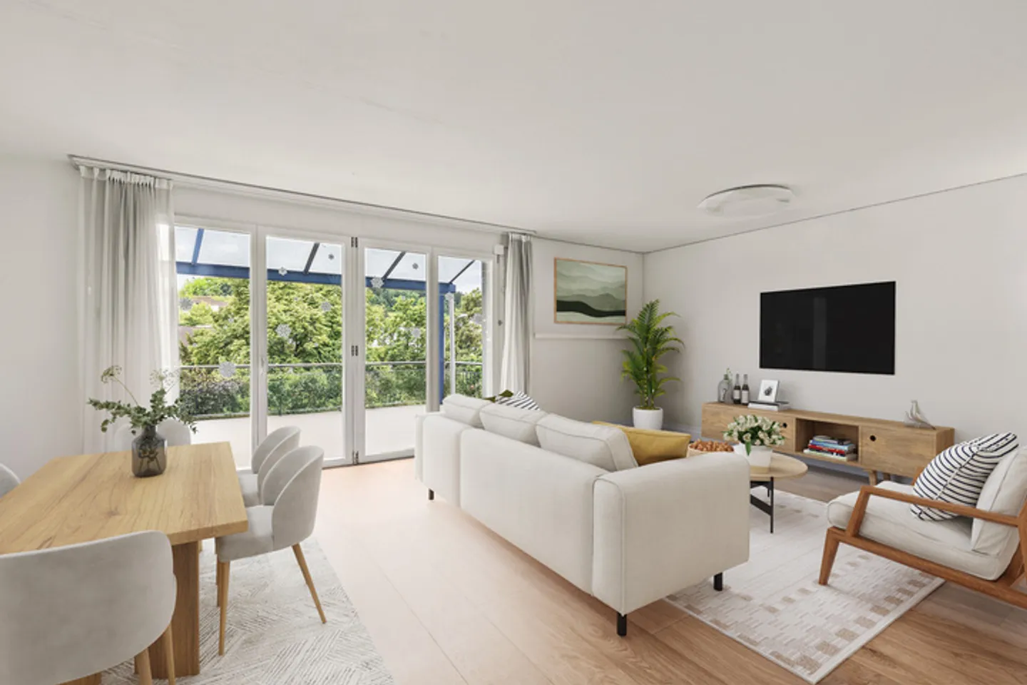 MAISONETTE LUMINEUSE ET CONVIVIALE DE 5,5 PIÈCES À ZURICH-NORD - Photo 2 sur 8