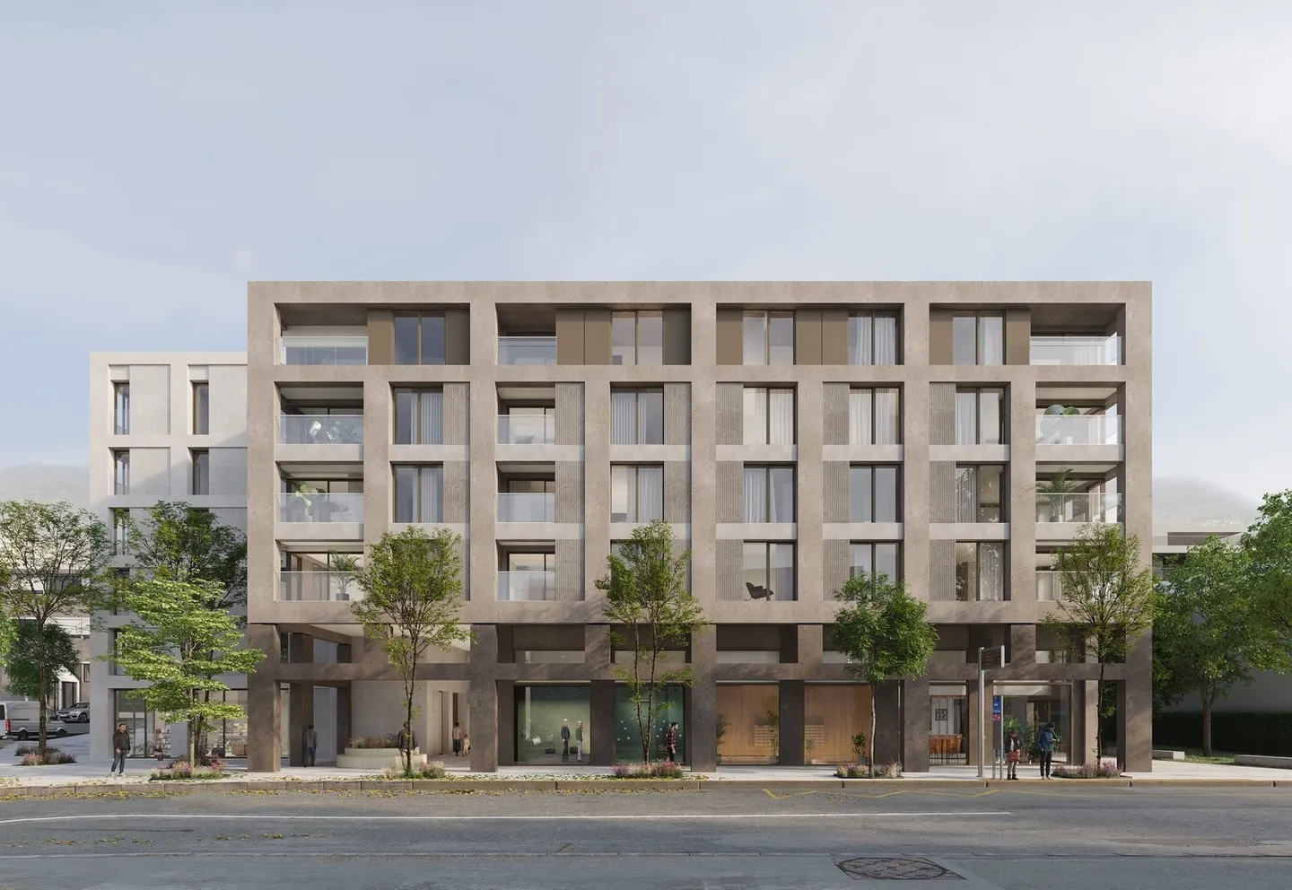 Pregassona - Gewerbeflächen im Erdgeschoss zu vermieten - Foto 1 von 1