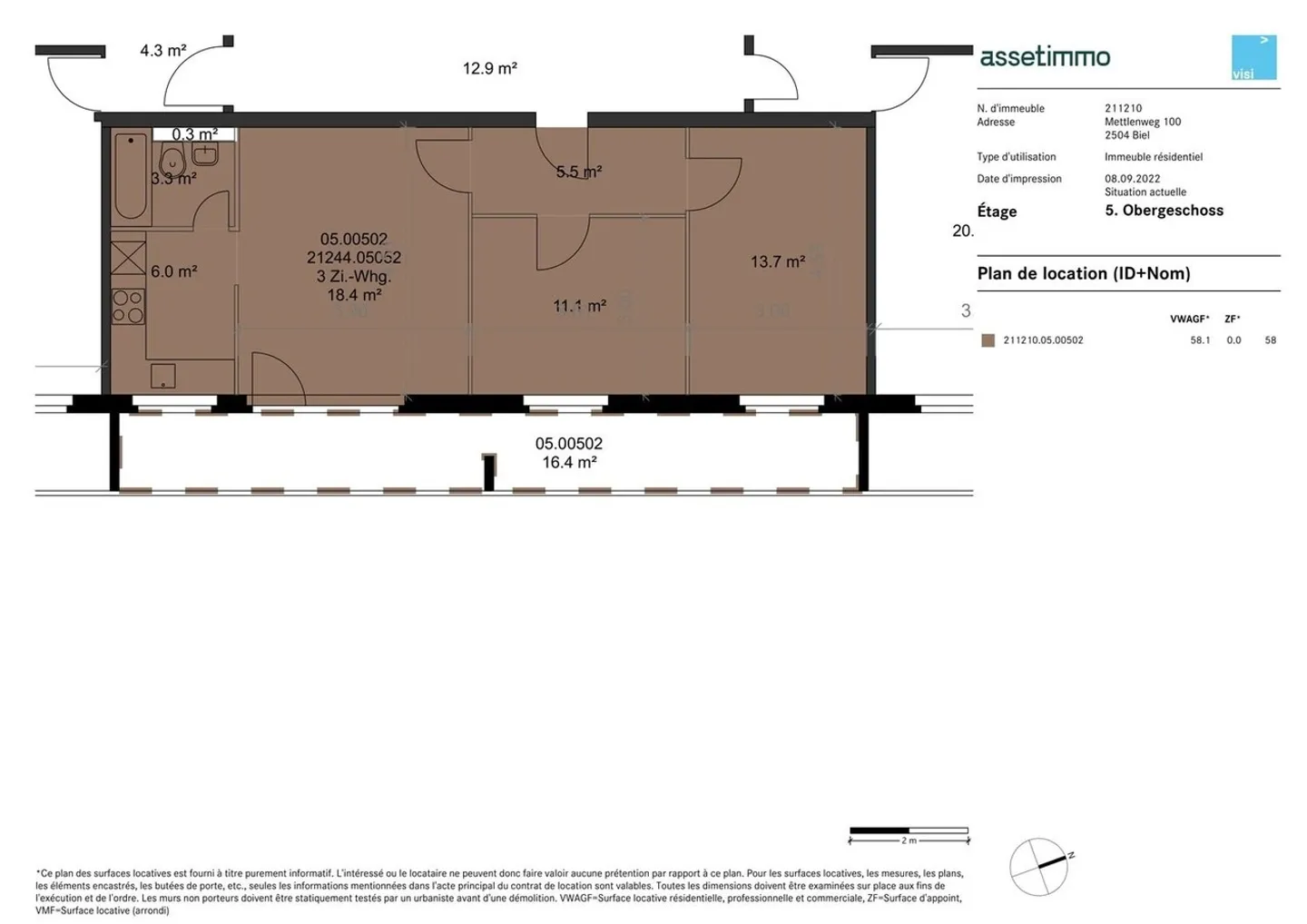 Apartment for rent - Photo 6 of 6