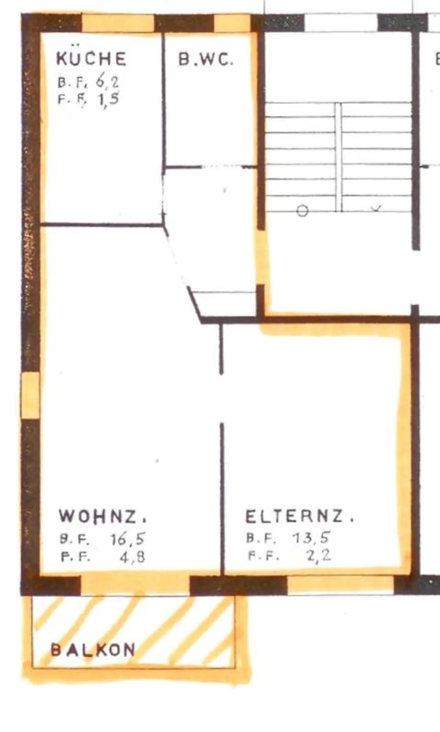 Cozy 2-room apartment with balcony in Rüti - Photo 6 of 6