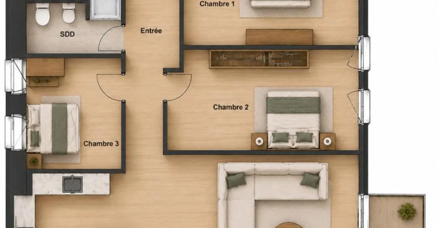 Nuovo appartamento 4.5 locali con balcone - Foto 8 di 11