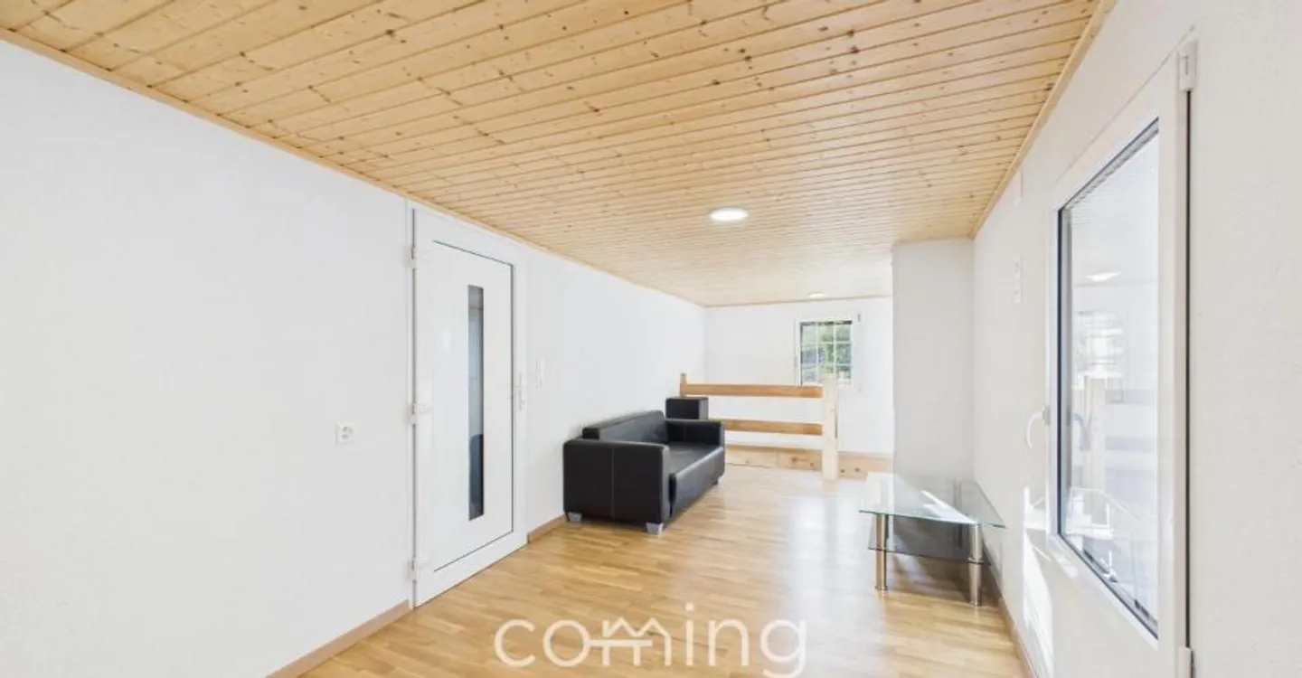 Calme, ensoleillé et avec vue sur la montagne - appartement 1.5 pièces presque neuf à Hohtenn - Photo 1 sur 9