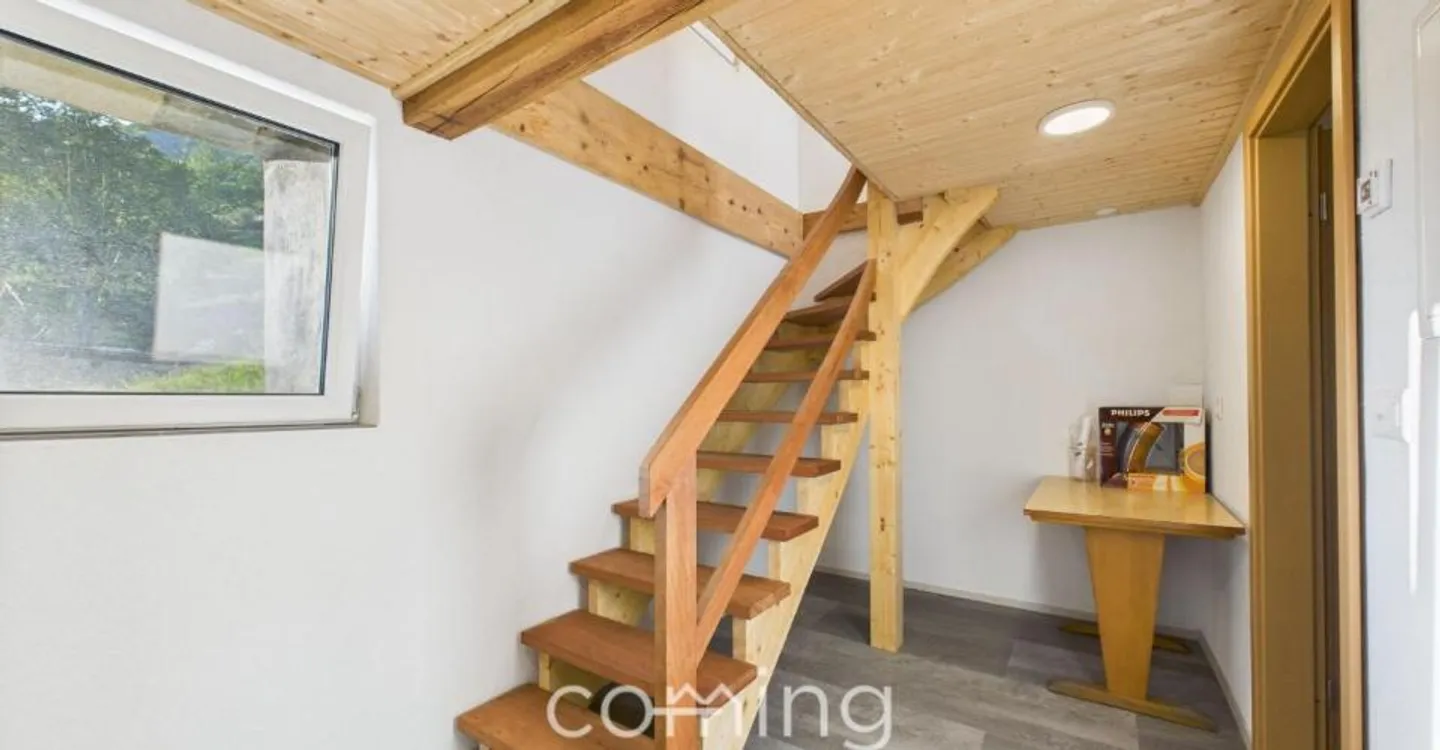 Calme, ensoleillé et avec vue sur la montagne - appartement 1.5 pièces presque neuf à Hohtenn - Photo 4 sur 9